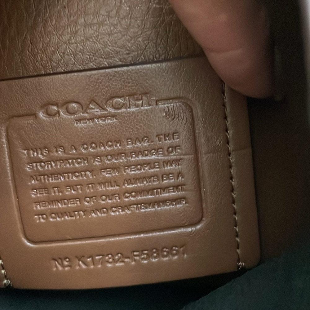 Brown Coach crossbody bag NWT - Picture 7 of 11